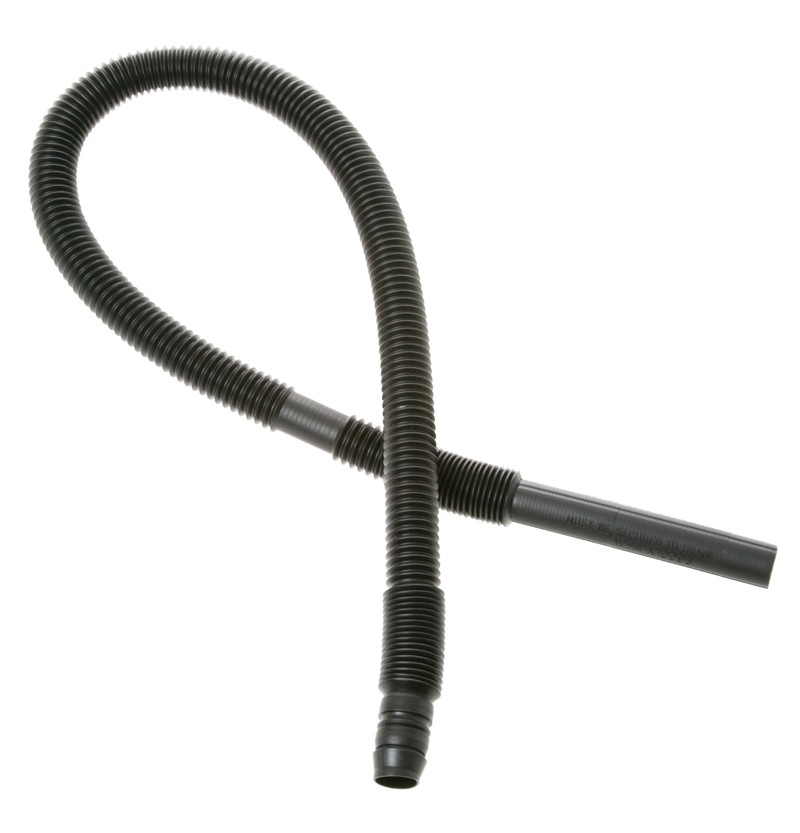 General Electric WH41X10096 Ablaufschlauch Für Waschmaschine – Flexibler Schlauch, 1,4 M Lang, Schwarz, Originalersatzteil