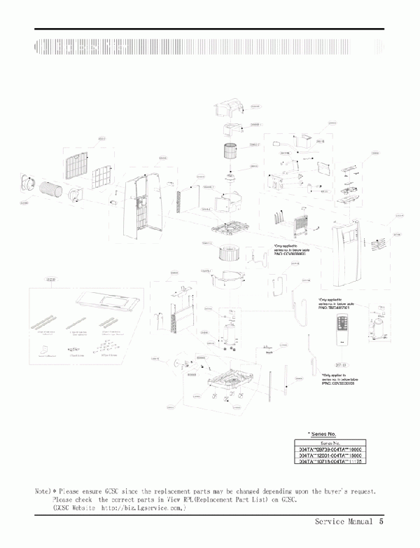 LG COV30330403 Air Conditioner Plug - ApplianceParts4All.com