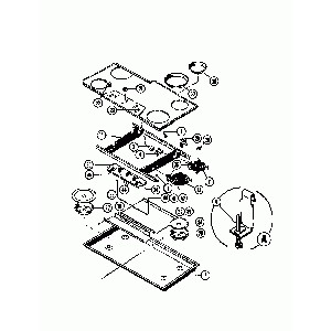 00413287 Bosch Range/Stove/Oven Bottom Base