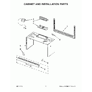 W10543253 Whirlpool Microwave Wire Harness