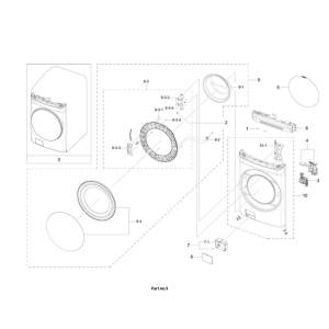 DC97-22435F Door Module Assembly