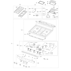 DG96-00890A Range Nozzle Kit