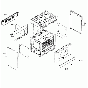 00619199 Bosch Range/Stove/Oven Fixing Kit