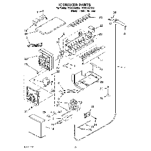 WPW10519441 Whirlpool Ice Bucket Assembly for Refrigerators
