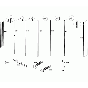 00669125 Bosch Freezer Mounting Bracket