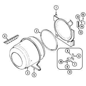 Your part is # 12 in this diagram