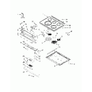 W10580293 Whirlpool Range/Stove/Oven Wire Harness