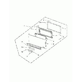 Whirlpool W10666250 Microwave Door - ApplianceParts4All.com