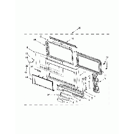 Whirlpool W10711113 Microwave Door - ApplianceParts4All.com