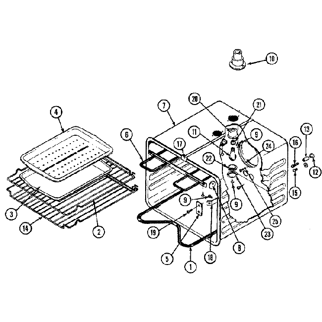 Whirlpool WPW10555822 – Genuine OEM Replacement Part (Food Service Supply)-1017168