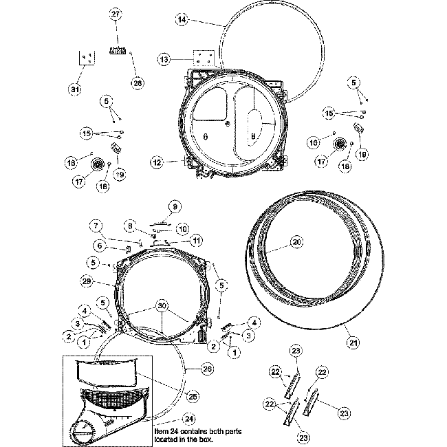 WP40111201 Whirlpool Dryer Drum Belt
