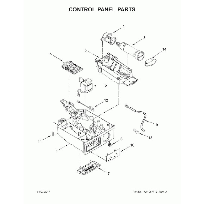 thumbnail image 2 of W10511923 WPW10511923 Compatible With Whirlpool Appliance Thermistor 2 of 14